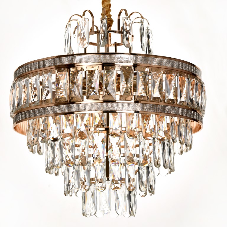 Antique Design Crystal Hanging Ceiling Light Chandelier (HL84799/600)